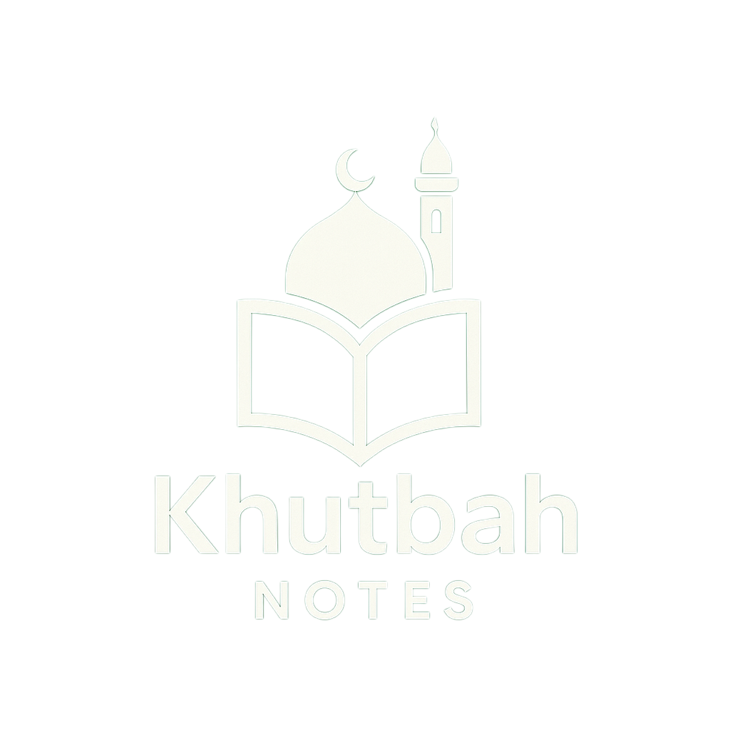 Khutbah Notes